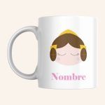 Taza fallera personalizable con el nombre ofrecida por Canella en Rama