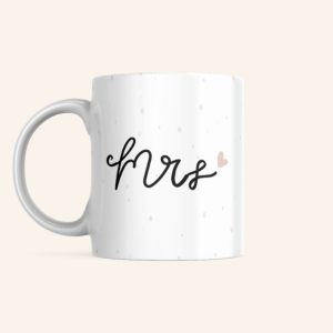 Parte delantera de la taza Mrs personalizable de Canella en Rama
