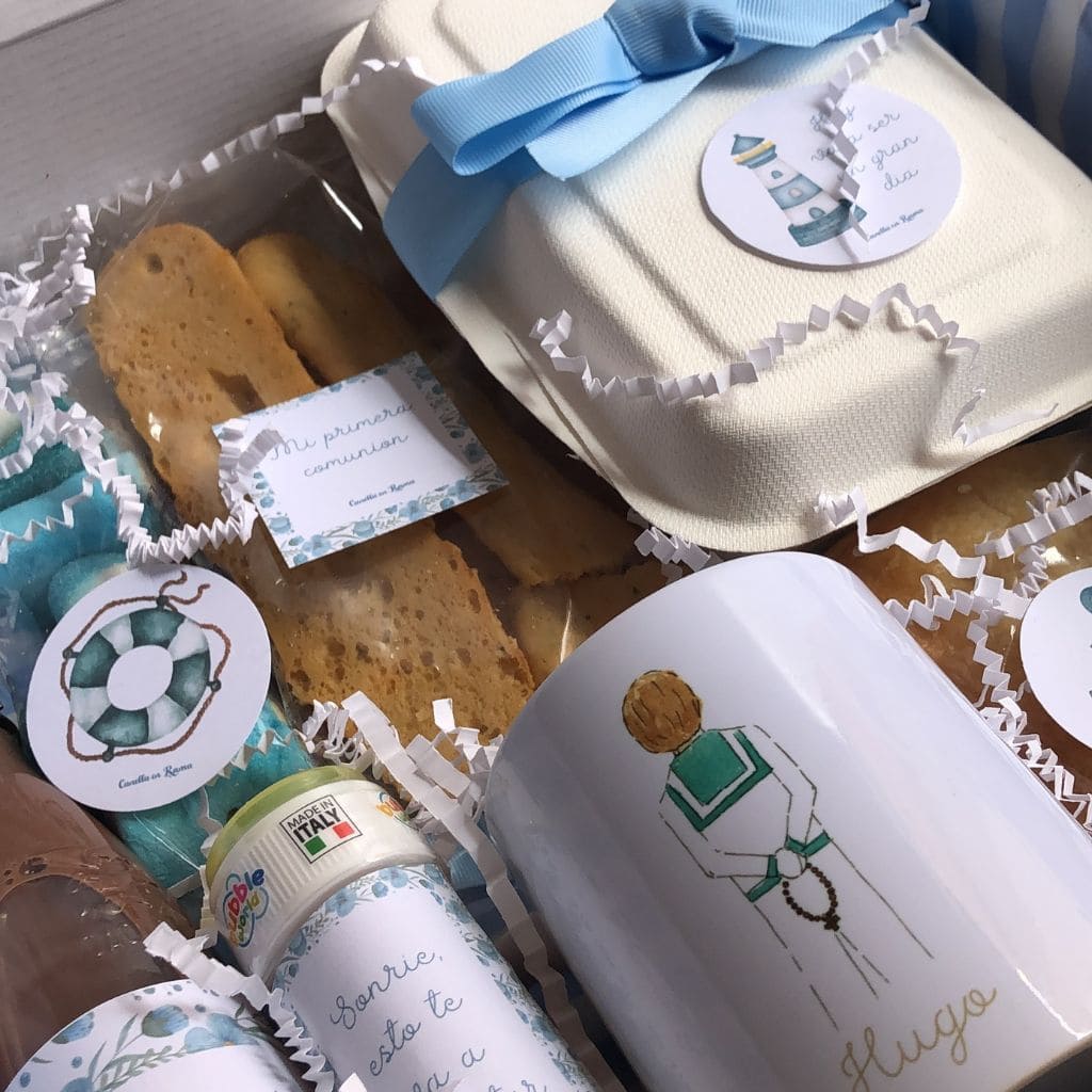 Productos del desayuno de comunión para niño de Canella en Rama