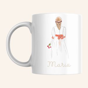 Taza de comunión para niña de Canella en Rama