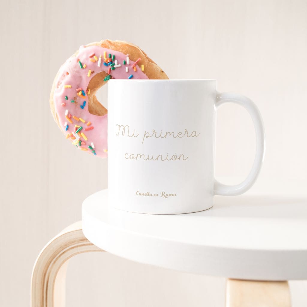 Donut y taza de comunión para niño de Canella en Rama