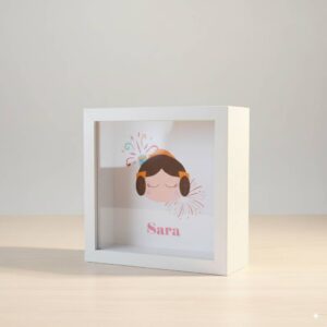 hucha de fallera personalizada con el nombre